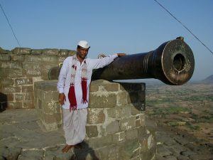 インド　ダウラターバードの砦