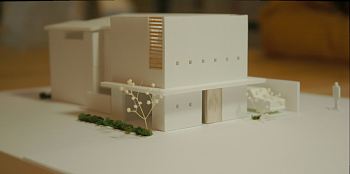 岐阜のFrameWork設計事務所の物件「上土居の家」　プレゼン模型
